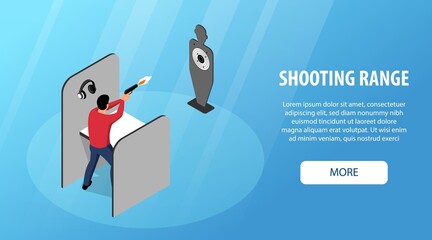 Shooting Range Horizontal Banner