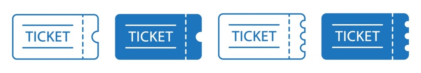 Ticket Icon vector illustration