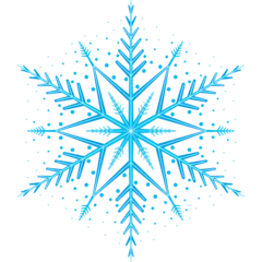 Fotobehang snowflake winter season © Gstudio