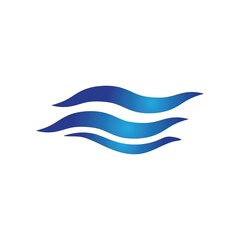 Obraz premium Wave beach vector illustration design