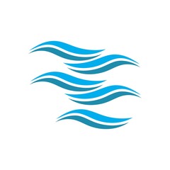 Wave beach vector illustration design