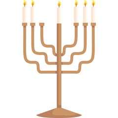 chandelier with five candles