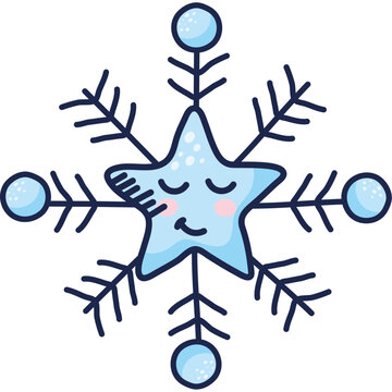 Snowflake Comic Character