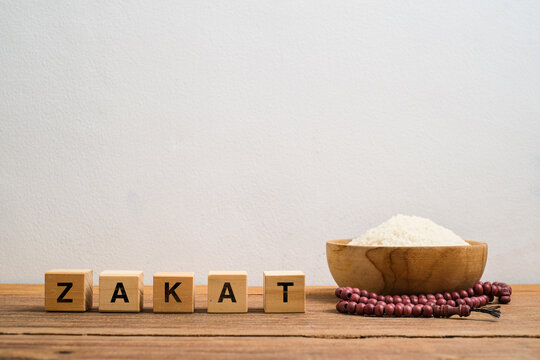 Islamic zakat concept.