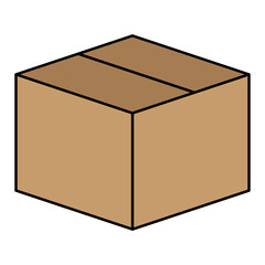 cardboard box icon