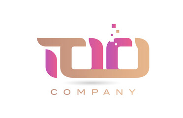 100 number icon logo for company and business with dots design. Creative template in purple and brown color