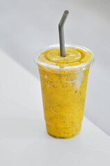 passion fruit smoothie , smoothie or mango and passion fruit smoothie