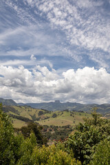 view of the mountains