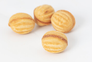 Cookies nuts with condensed milk