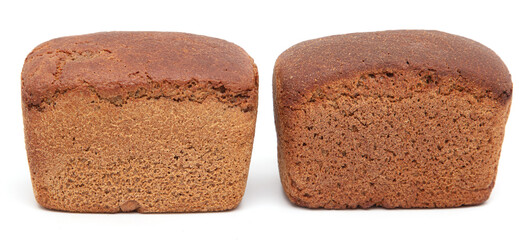 Bread isolated on white background.