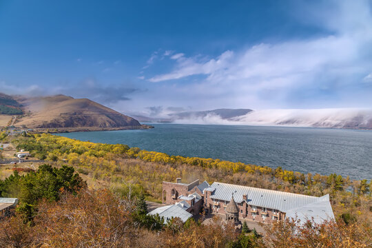 Landscape from Sevanavank monastery, Armenia