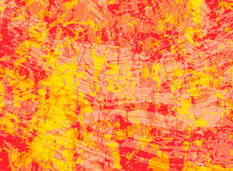 Grunge old paint vector background design. Hand painting imitation.