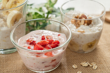 オーバーナイトオーツ　三種類