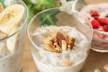 オーバーナイトオーツ　三種類