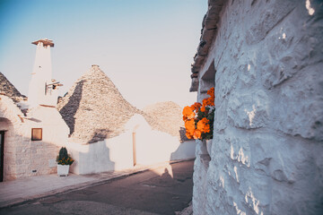 traditional trulli houses in Alberobello Apulia Italy
