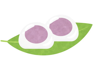 水まんじゅう　水彩風