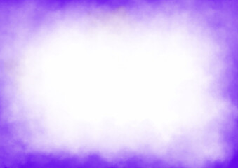 Abstract purple cloud  texture on white paper.