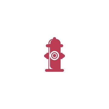 Hydrant icon logo design template vector