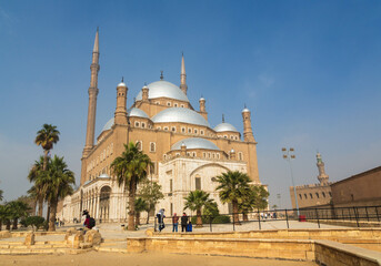 Muhammad Ali mosque at Salah El-Din Al-Ayoubi citadel in Cairo, Egypt