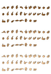 Obraz premium 2D Animation Assets: Cartoon Hands