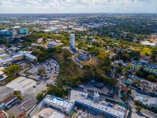 Fort Fincastle and Water Tower. Fort Fincastle was a historic fortification built in 1793 by British in downtown Nassau, New Providence Island, Bahamas.  