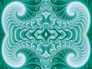 Bright seamless background. Fractal beautiful picture. Computer image generation. Spirals.