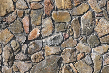 Sand stone bonded with cement mortar, background texture ...