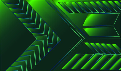 Green abstract 3d background