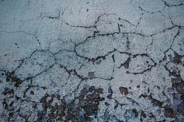 Texture of old wall with cracked paint, abstract background