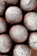 .Homemade Australian bread with dark wholemeal flour. Burger format.