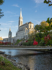 Basilica of Notre Dame du Rosaire in Lourdes (France)