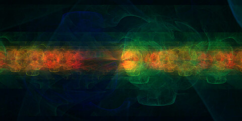 Fraktaler Hintergrund im Computer generiert