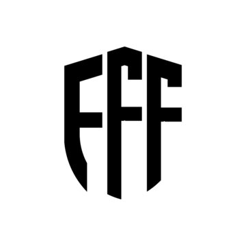 FFF letter logo design. FFF modern letter logo with black background. FFF creative  letter logo. simple and modern letter logo. vector logo modern alphabet font overlap style. Initial letters FFF 