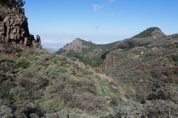 Berglandschaft am Pico de las Nieves auf Gran Canaria