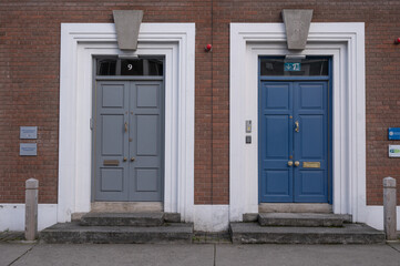 Bunte Türen in Dublin 