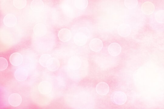 Pink and white abstract bokeh beautiful background blur.