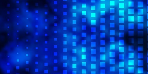 Light BLUE vector pattern in square style.