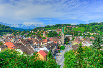 Fototapeta na wymiar City of Feldkirch, State of Vorarlberg, Austria