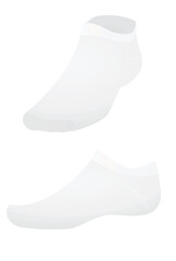 White short sock. vector illustration
