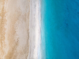 Summer in Leukada island in Greece. Long exposure shots during sunsets and aerial views of the beaches in Ionian sea.