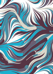 Abstract Perlin Noise Geometric Pattern generative computational art illustration