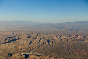 Fototapeta na wymiar Aerial Desert View