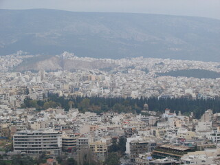 Obraz premium Greece. Athens is the capital of Greece. Panoramic view