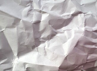 crumpled white paper