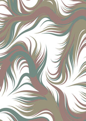 Fototapeta premium Abstract Perlin Noise Geometric Pattern generative computational art illustration