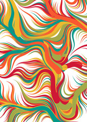 Obraz premium Abstract Perlin Noise Geometric Pattern generative computational art illustration