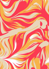 Abstract Perlin Noise Geometric Pattern generative computational art illustration