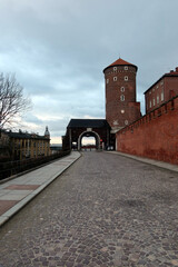 Fototapeta na wymiar Wawel Royal Castle of Krakow, Poland