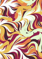 Fototapeta premium Abstract Perlin Noise Geometric Pattern generative computational art illustration