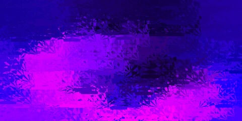 Light Purple vector backdrop with triangles, lines.